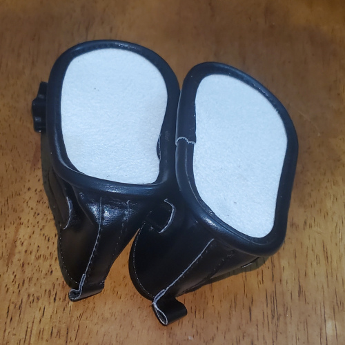 HB Black Bow Sandals